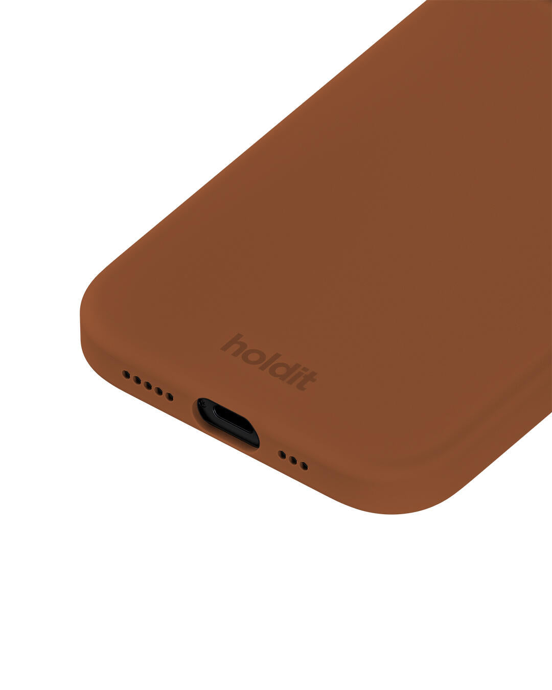 Silicone iPhone cover - Almond brown